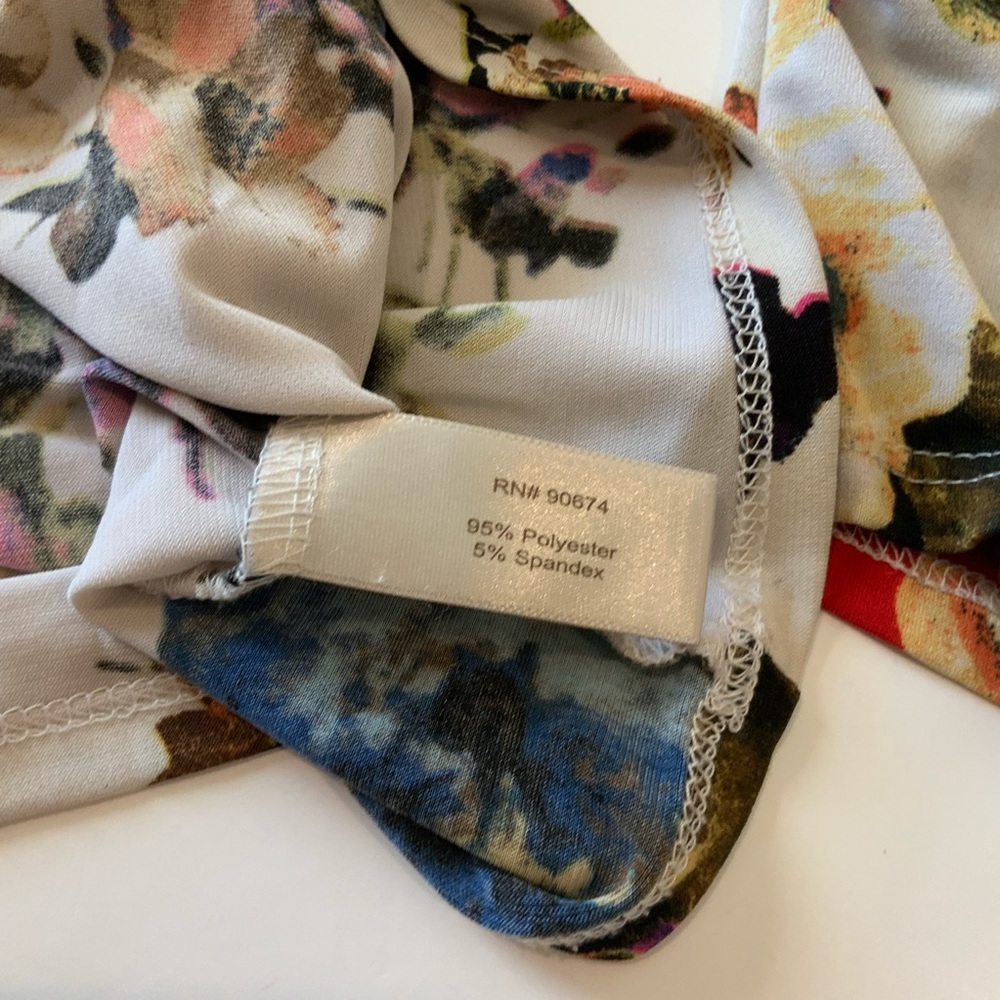 Boston Proper colorful print  top - Picture 6 of 6